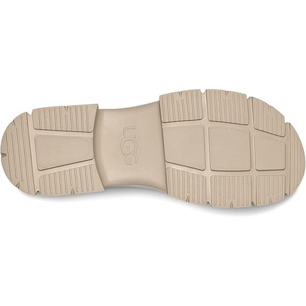 UGG Women's Ashton Leather Slip on Platform Sandals, Moss Green Size 11M - Picture 4 of 5